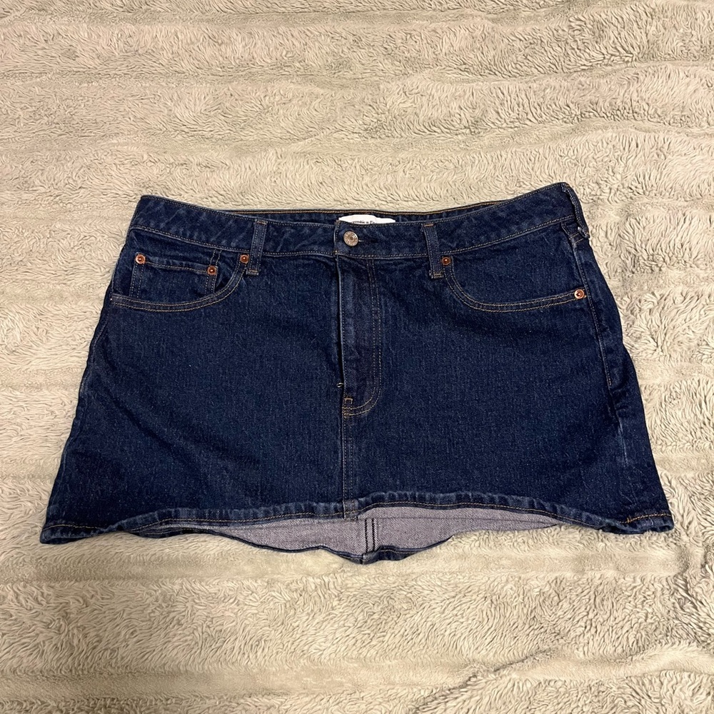 Abercrombie & Fitch Dark Blue Mini Skirt